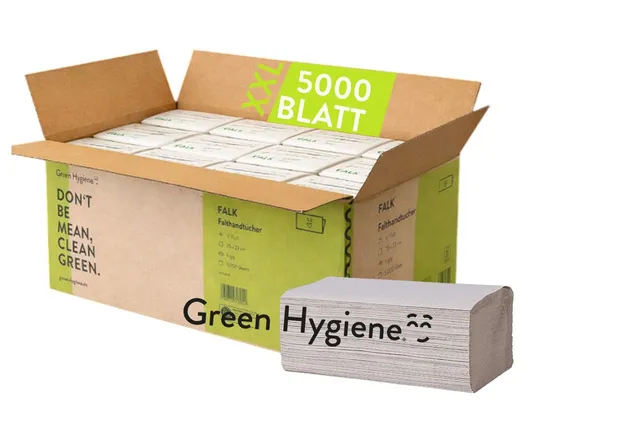 green-hygiene-falk-falthandt-cher-z-falz-5000-blatt-recycling-natur-1-lagig image 1
