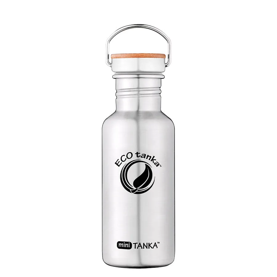 ecotanka-0-6l-minitanka-edelstahl-trinkflasche-mit-edelstahl-bambus-verschluss image 1