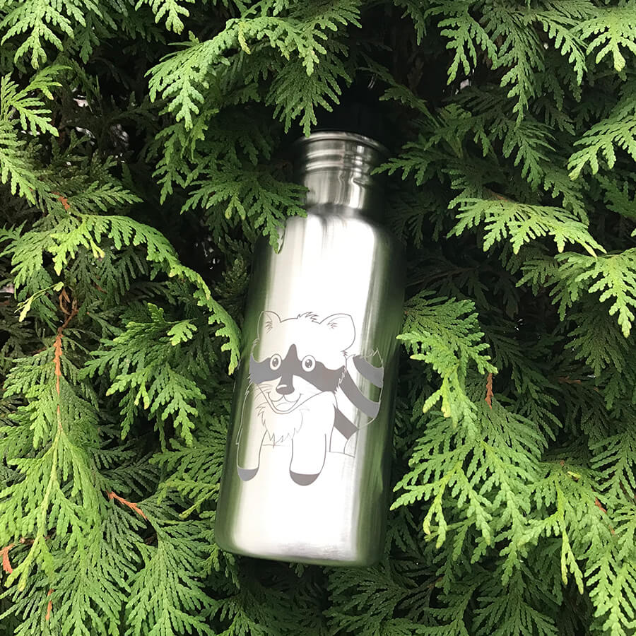 ecotanka-minitanka-racoon-edition-edelstahl-trinkflasche-0-6l-mit-poly-loop-vers image 4