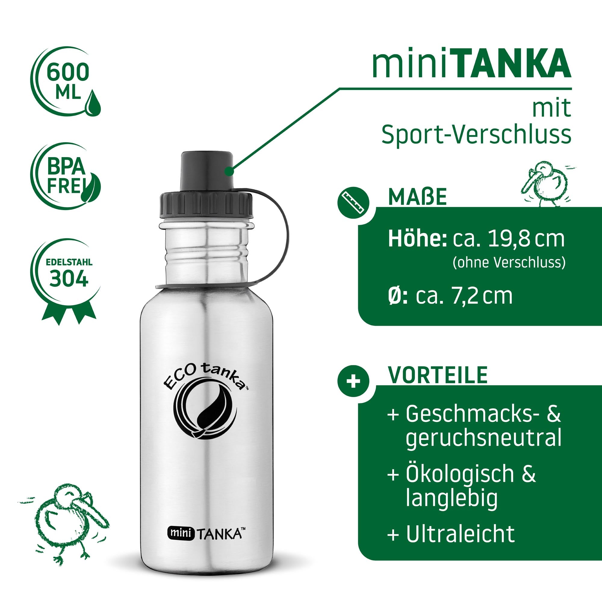 ecotanka-minitanka-0-6l-edelstahl-trinkflasche-mit-sport-verschluss image 2