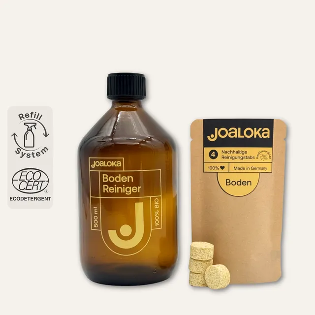 joaloka-bodenreiniger-set-4-tabs-braunglasflasche-500-ml image 1