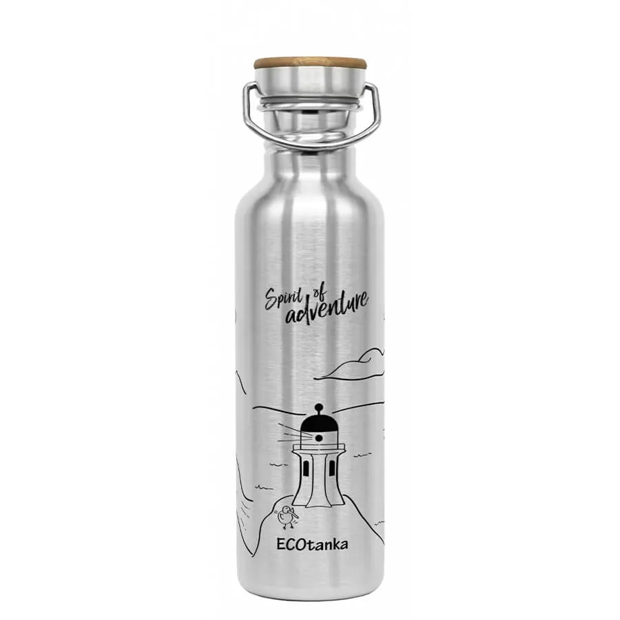ecotanka-sportstanka-spirit-of-adventure-edelstahl-trinkflasche-0-8l-mit-edelsta image 1