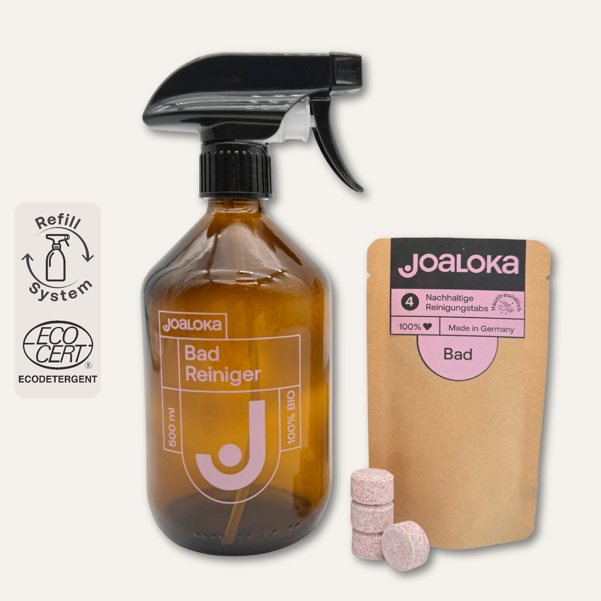 joaloka-badreiniger-set-4-tabs-500-ml-braunglasflasche-ergibt-4x500-ml image 1