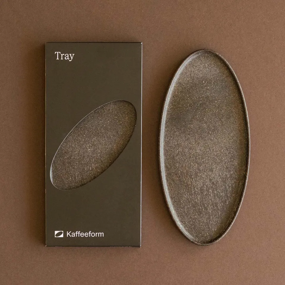 io-nova-kaffeeform-tray-coffee-22-5x10cm-tablett-aus-kaffeesatz image 1