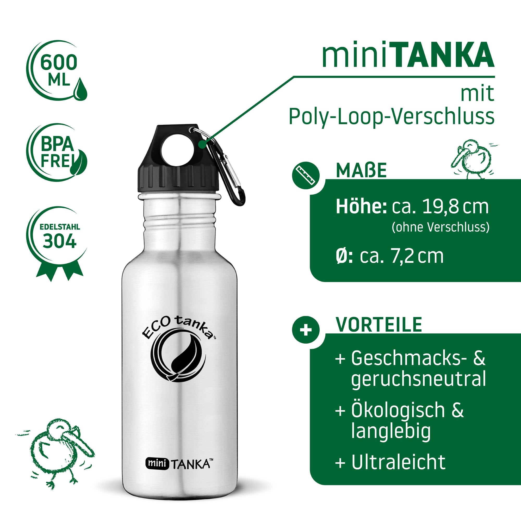 ecotanka-0-6l-minitanka-edelstahl-trinkflasche-mit-poly-loop-verschluss image 2