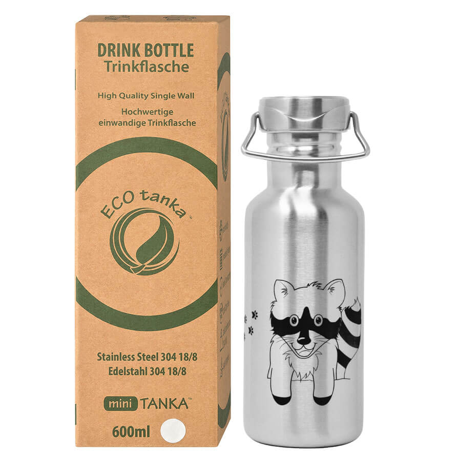 ecotanka-0-6l-minitanka-racoon-edition-edelstahl-trinkflasche-mit-edelstahl-wave image 2