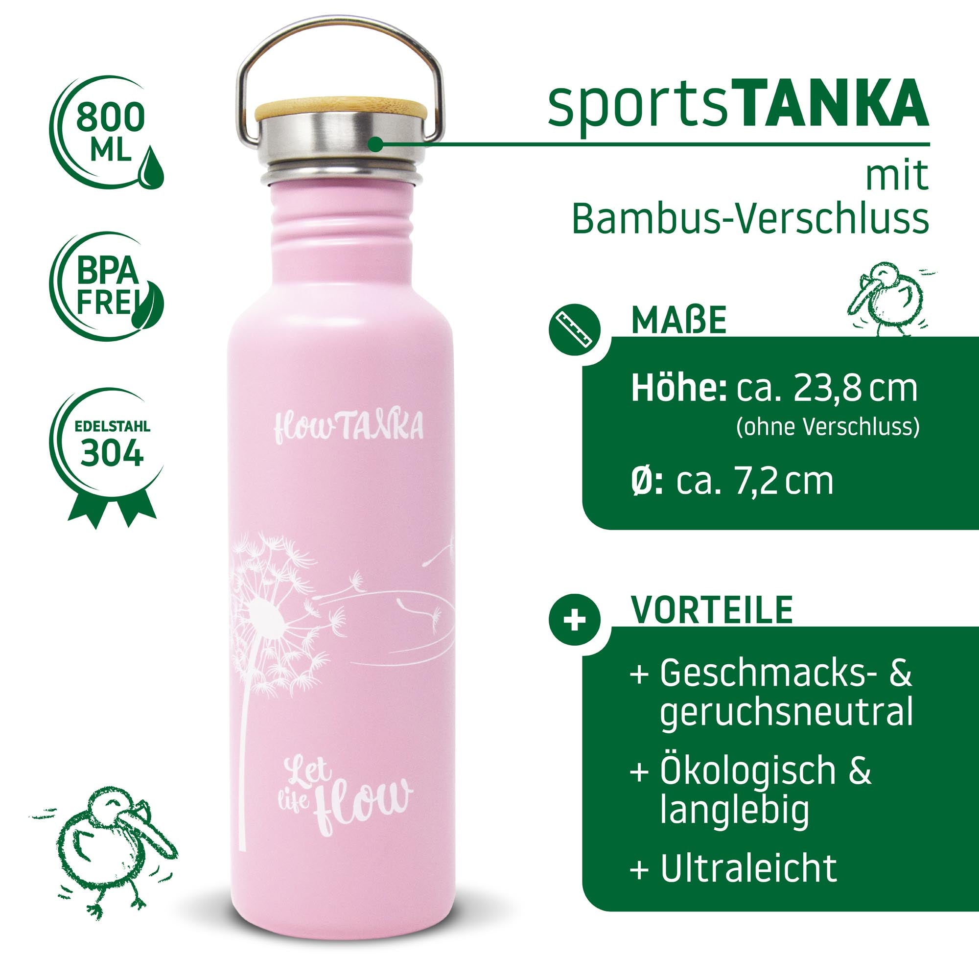ecotanka-flowtanka-0-8l-edelstahl-trinkflasche-mit-edelstahl-bambus-verschluss-l image 3