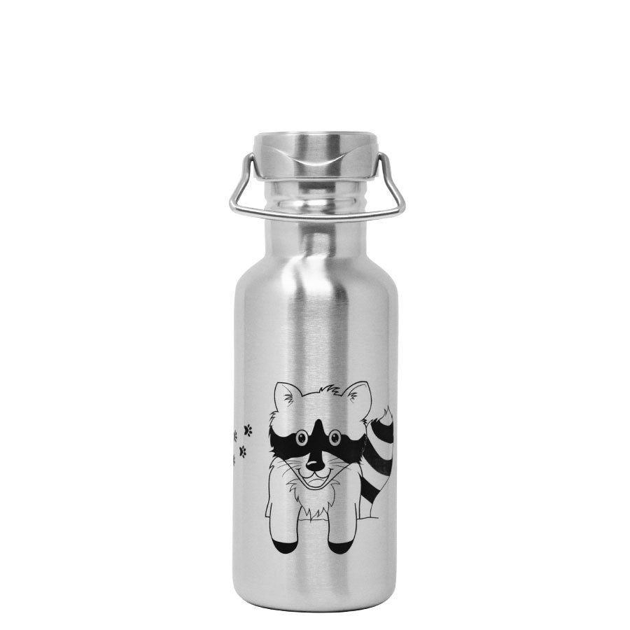 ecotanka-0-6l-minitanka-racoon-edition-edelstahl-trinkflasche-mit-edelstahl-wave image 1