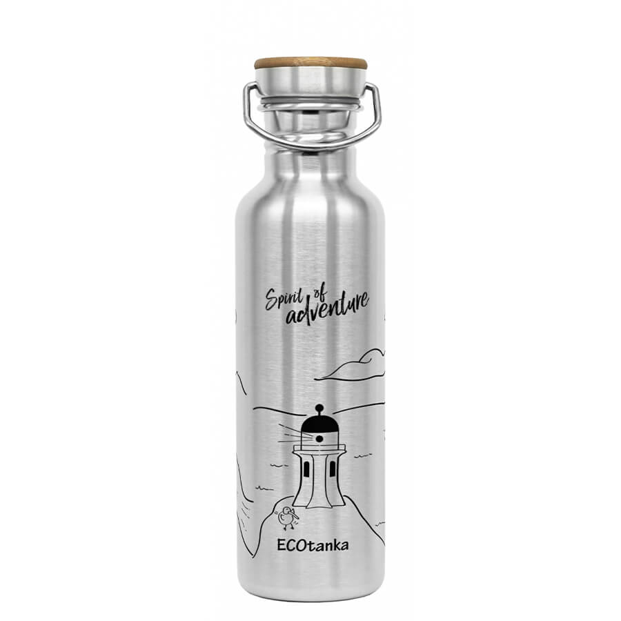 ecotanka-sportstanka-spirit-of-adventure-edelstahl-trinkflasche-0-8l-mit-edelsta image 1
